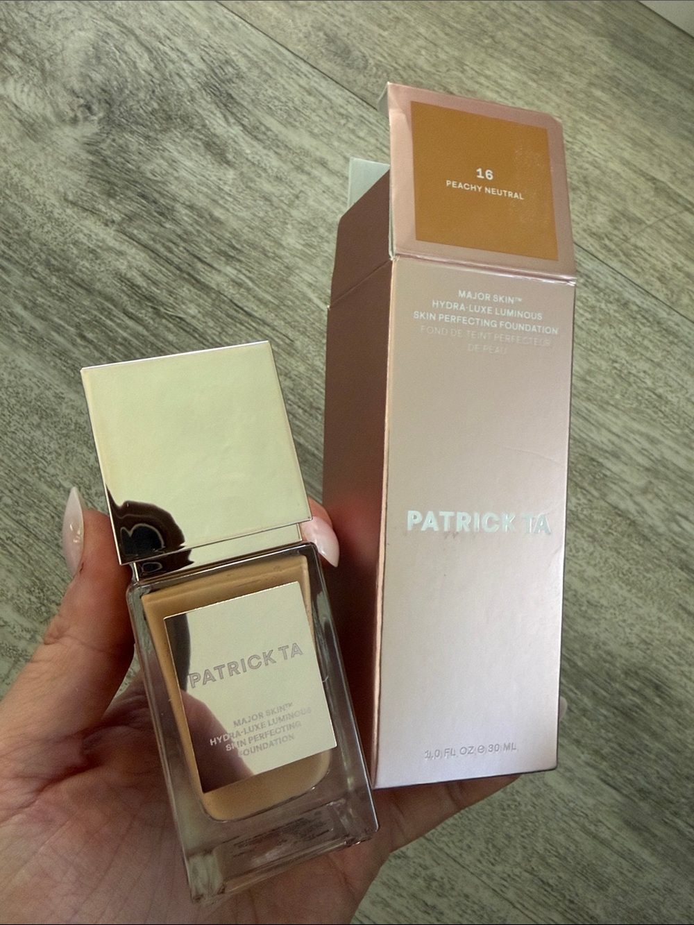 Patrick Ta Major Skin Hydra-Luxe Foundation - Peachy Neutral 16